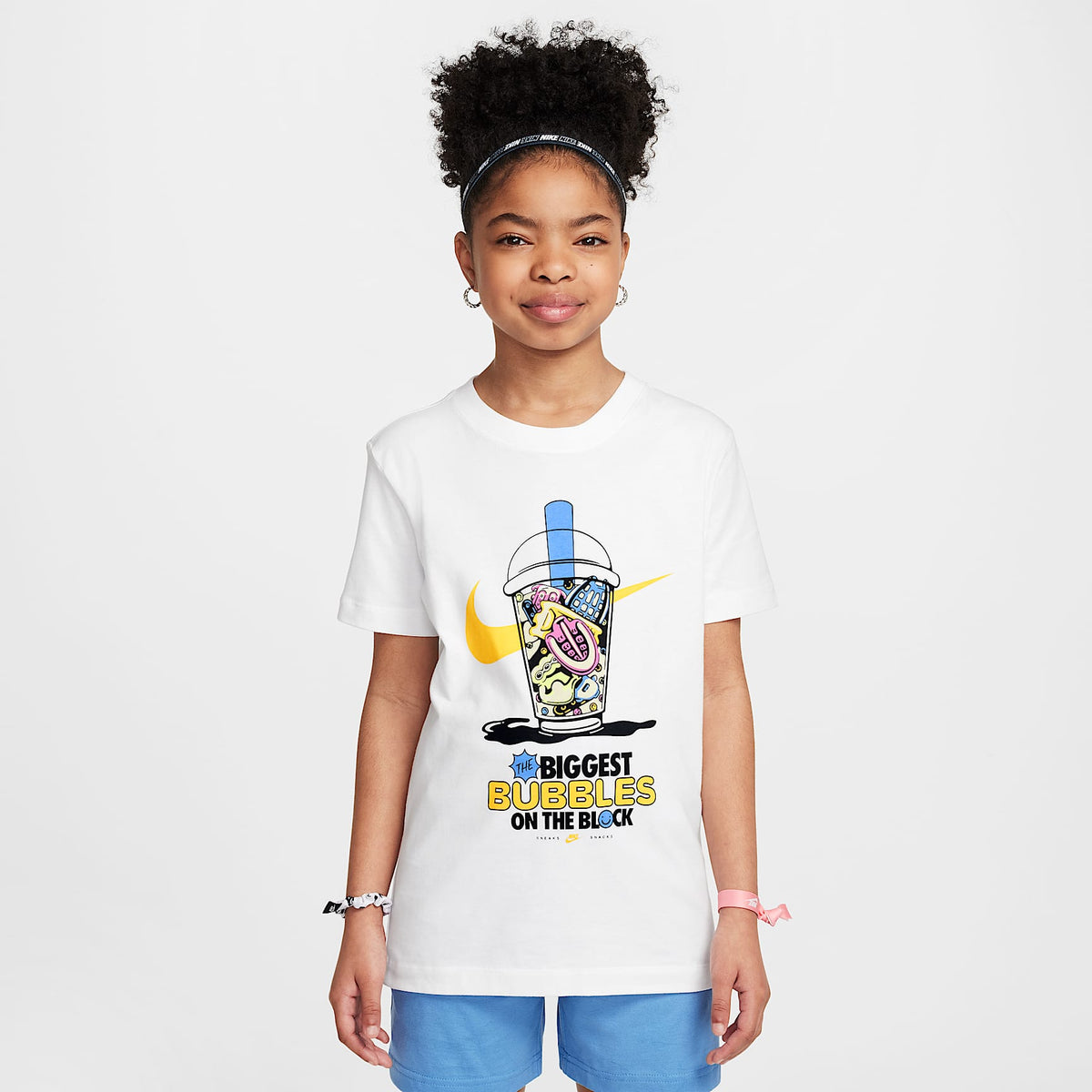 Playera para niños talla grande Nike Sportswear – Blanco – vista 1