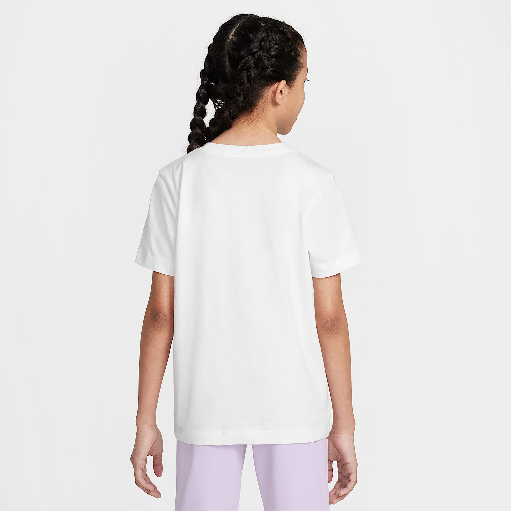 Playera para niños talla grande Nike Sportswear – Blanco – vista 2