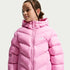Chamarra acolchada Therma-FIT holgada para niños talla grande Nike Sportswear All Day Play – Rosa amanecer/Blanco – vista 2