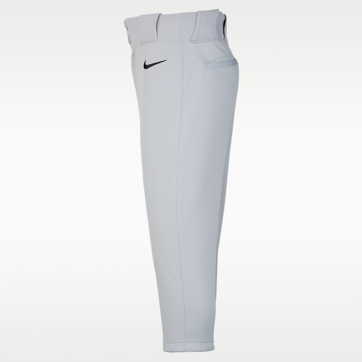 Pants de béisbol de cintura alta para niños talla grande Nike Vapor Select 2 – Gris lobo/Negro – vista 3