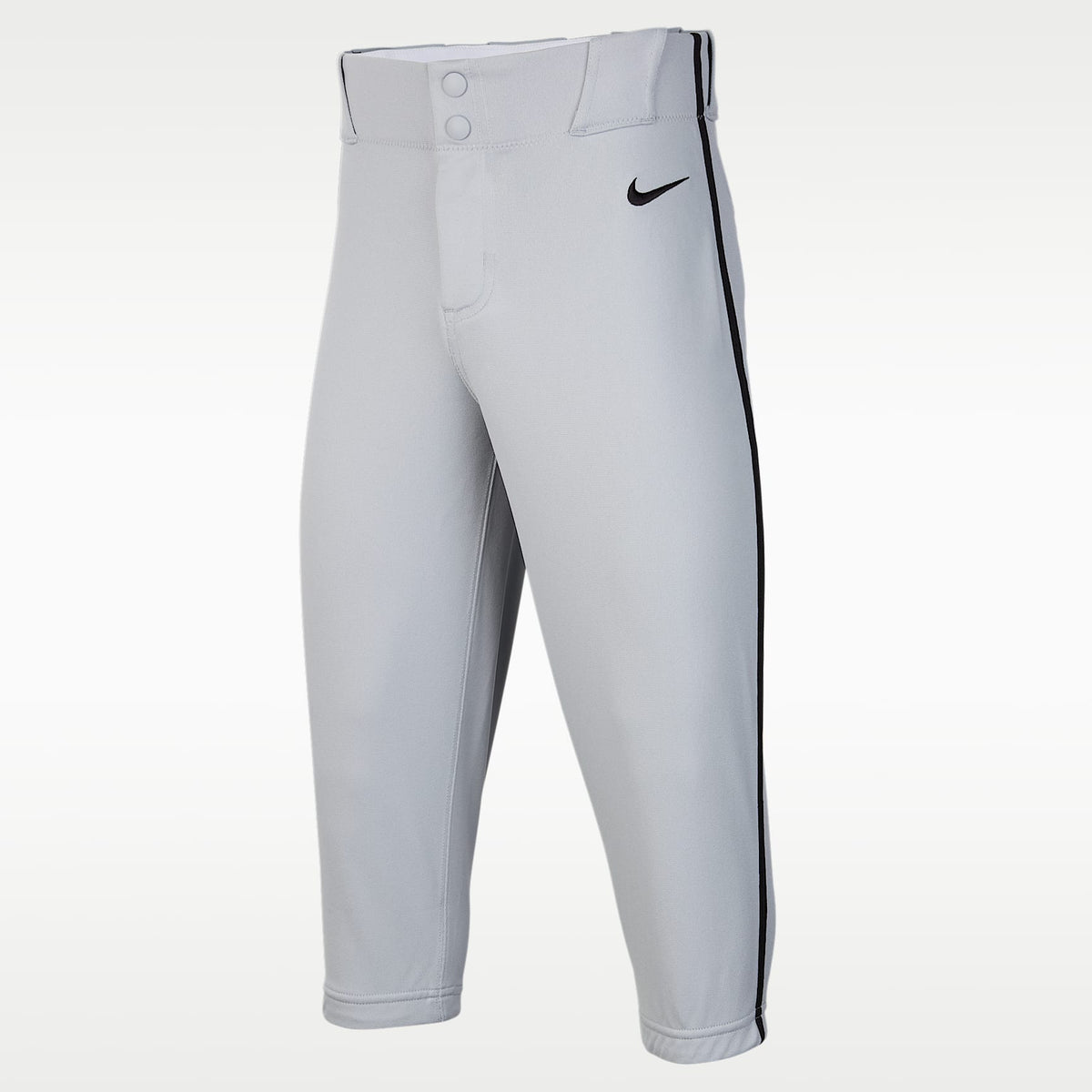 Pants de béisbol entubados de cintura alta para niños talla grande Nike Vapor Select 2 – Gris lobo/Negro/Negro – vista 1