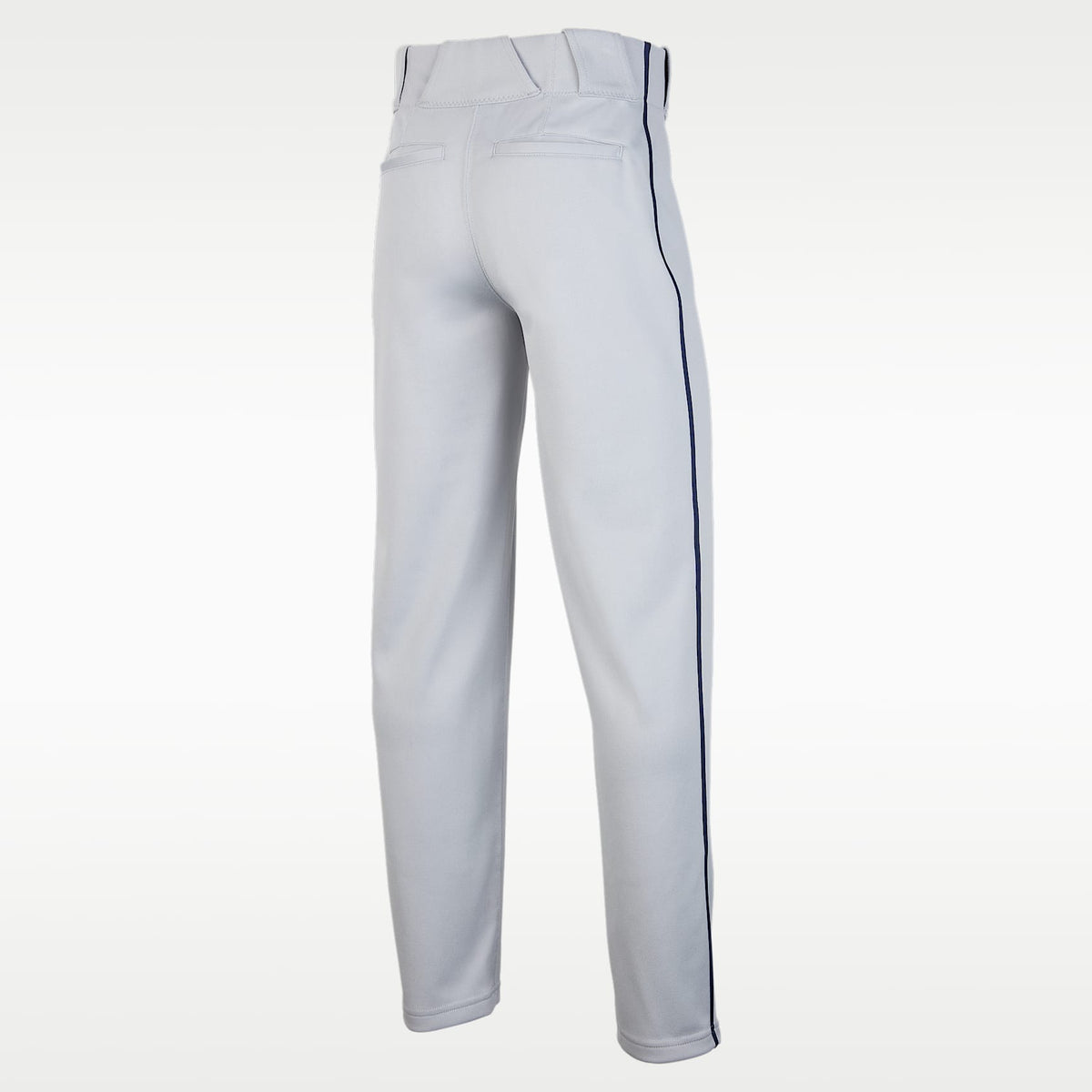 Pants de béisbol entubados para niños talla grande Nike Vapor Select 2 – Gris lobo/Azul marino medianoche/Negro – vista 2