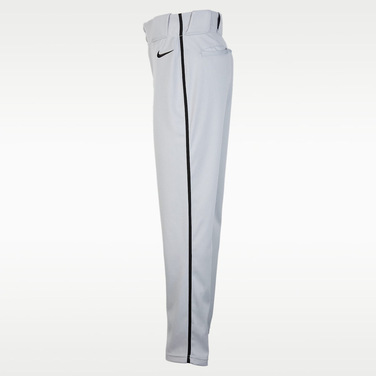 Pants de béisbol entubados para niños talla grande Nike Vapor Select 2 – Gris lobo/Negro/Negro – vista 3