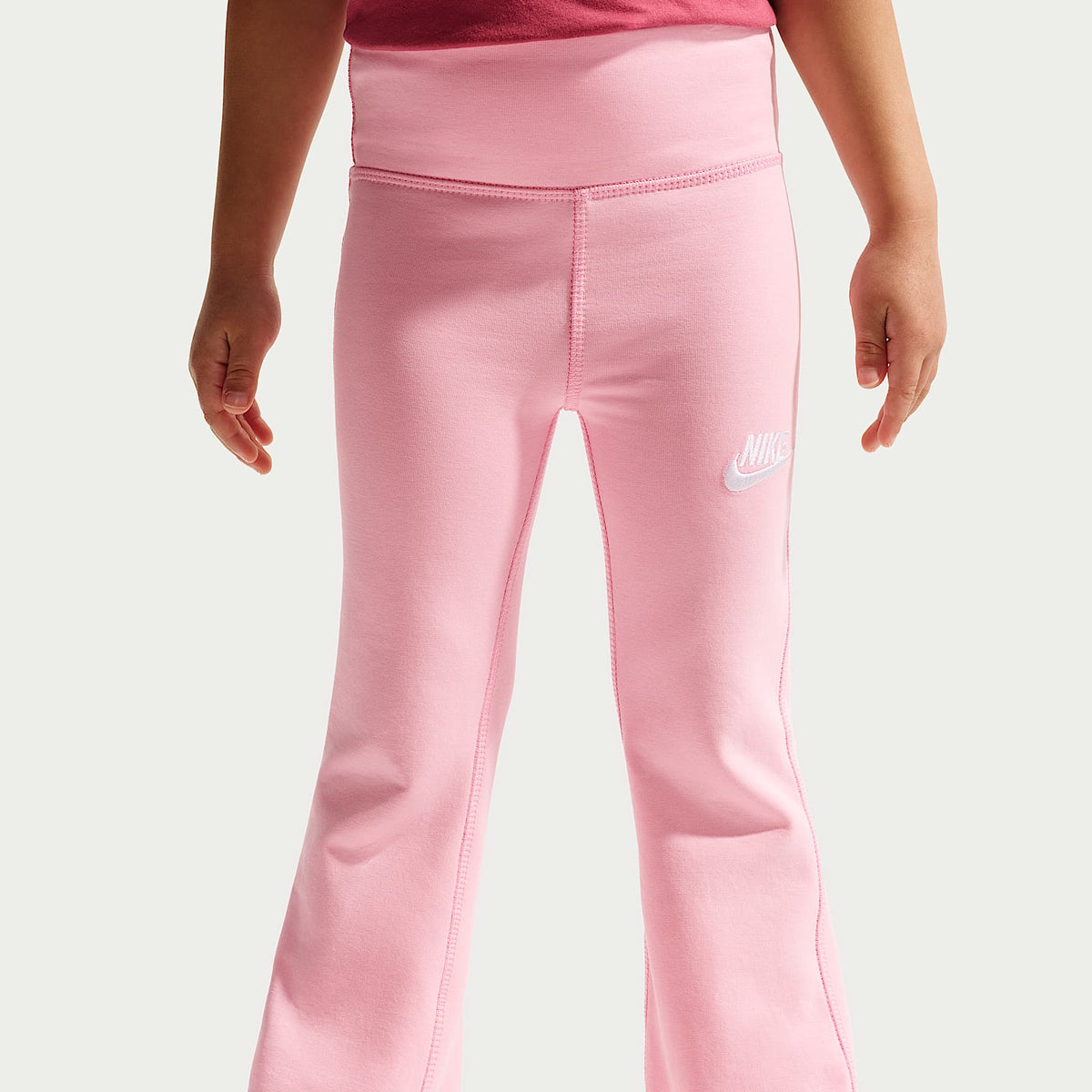 Leggings acampanados Dri-FIT infantiles Nike – Rosa – vista 2