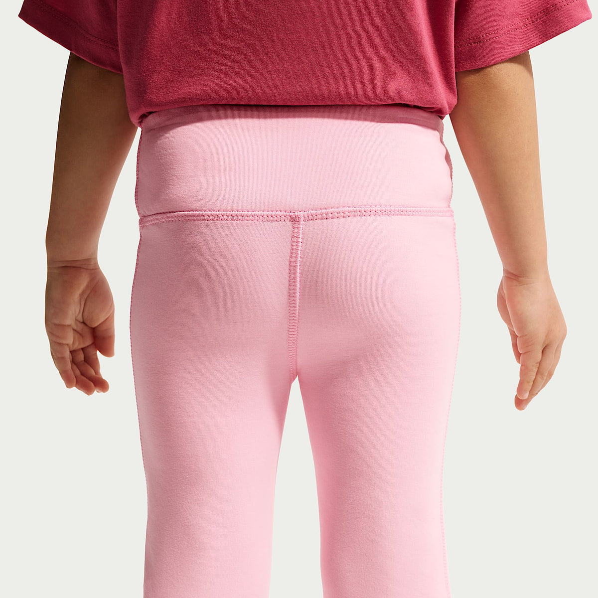 Leggings acampanados Dri-FIT infantiles Nike – Rosa – vista 3