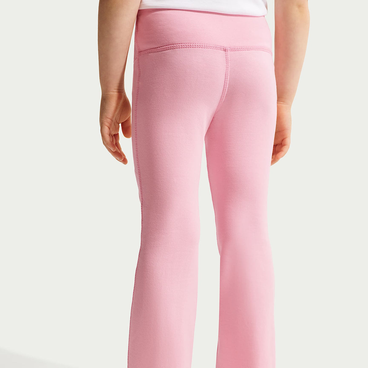 Leggings acampanados Dri-FIT para niña talla pequeña Nike – Rosa – vista 3