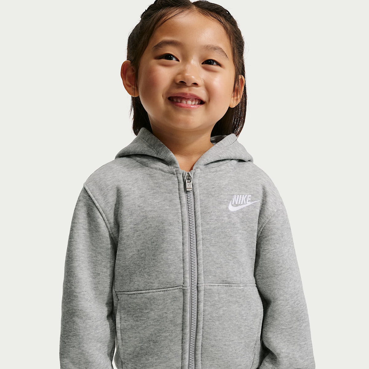 Conjunto de dos piezas Club con cierre completo para bebé (12 a 24 meses) Nike – Gris – vista 2