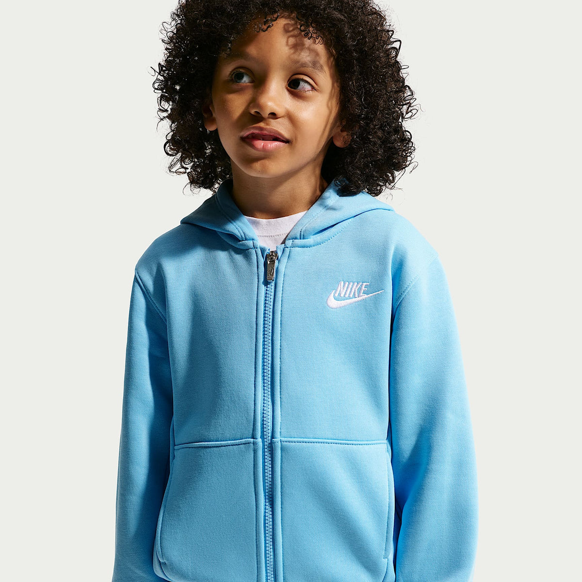 Conjunto de 2 piezas Club de cierre completo para niños talla pequeña Nike – Azul fútbol – vista 2