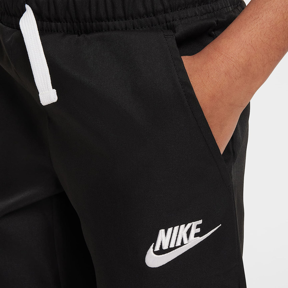 Pants de tejido Woven Dri-FIT para niños talla pequeña Nike – Negro – vista 4