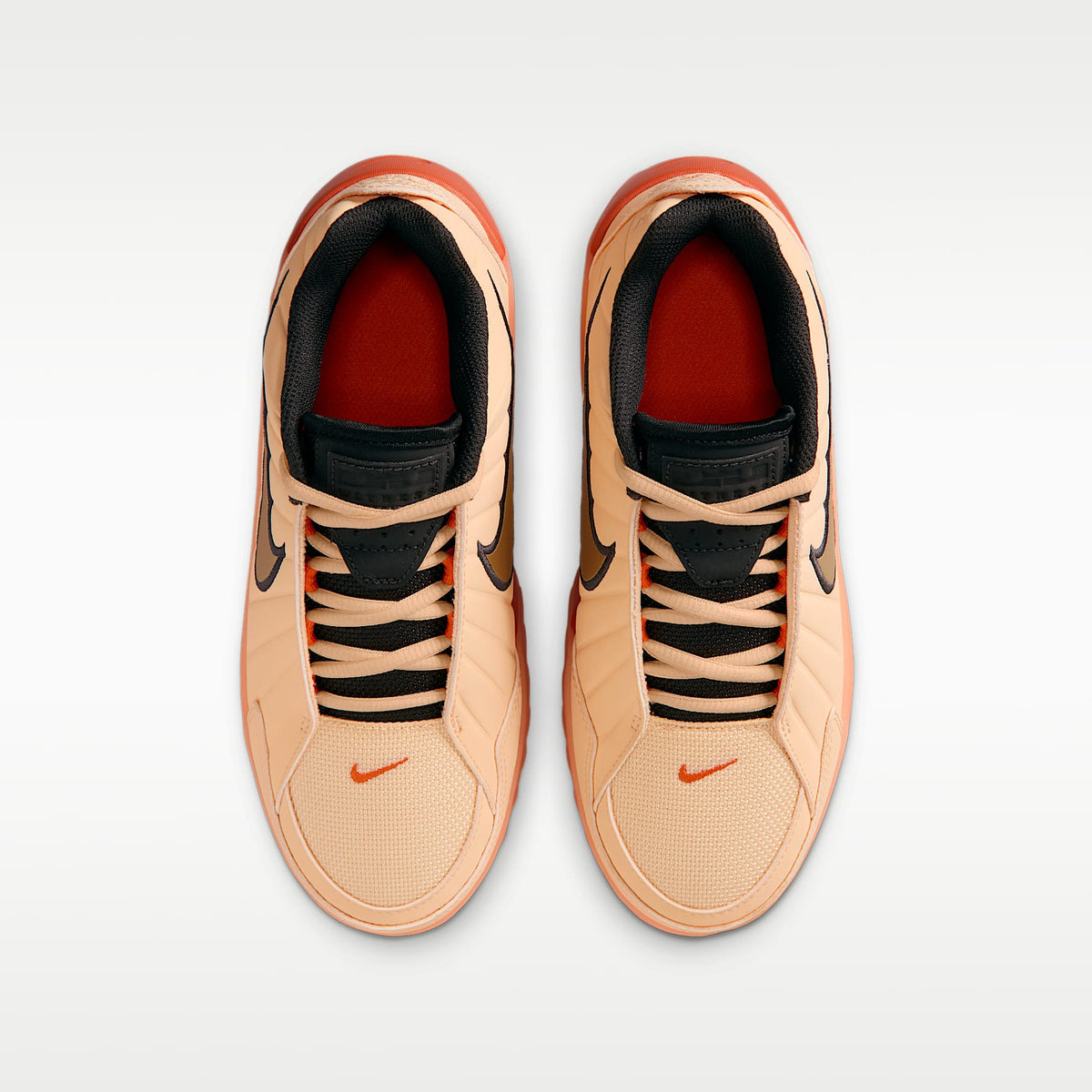 LeBron Witness 9 – Melocotón hielo/Naranja pulso/Sombrío apagado/Oro metalizado – vista 4