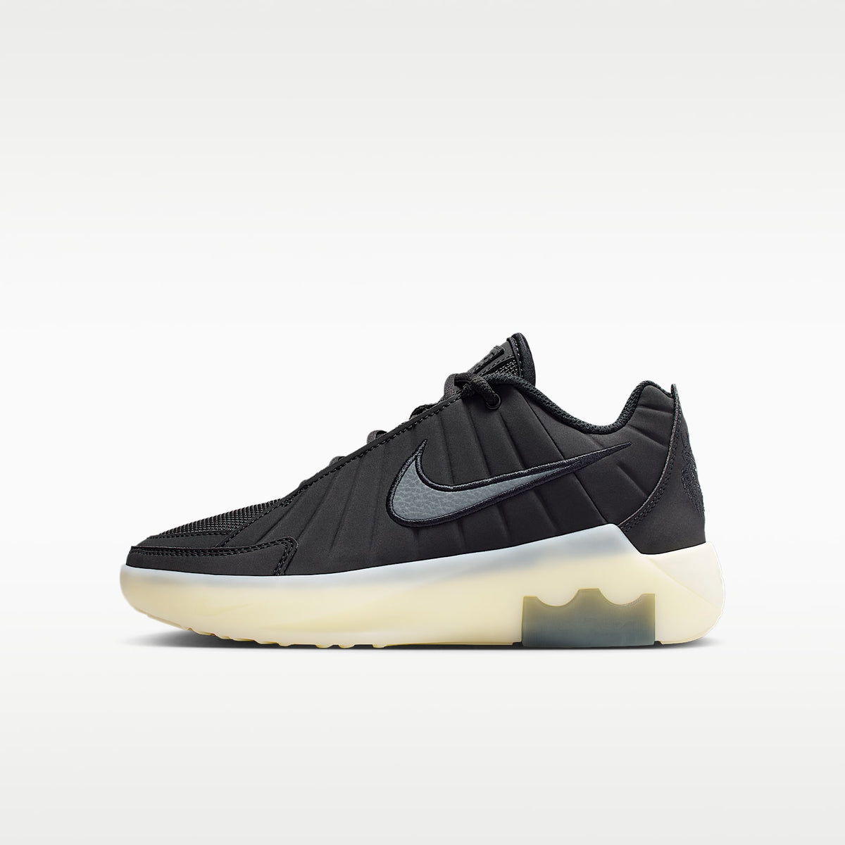 LeBron Witness 9 – Negro/Leche de coco/Gris hierro – vista 1