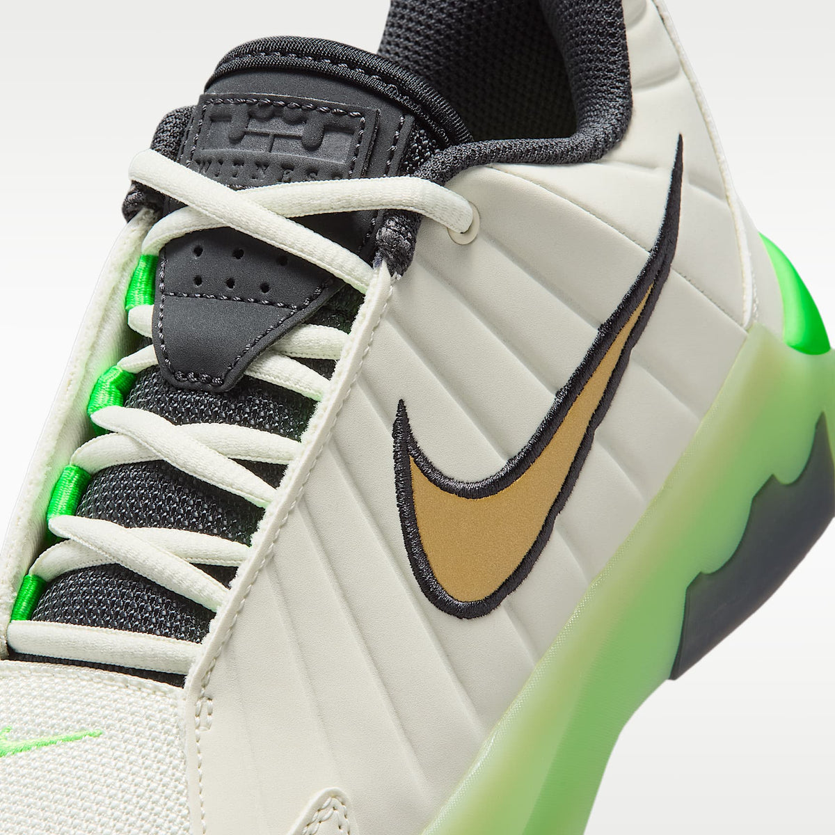 LeBron Witness 9 – Mar de cristal/Lima líquida claro/Sombrío apagado/Oro metalizado – vista 7