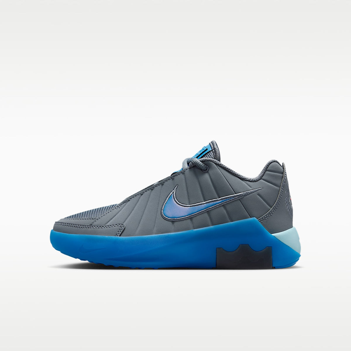 LeBron Witness 9 – Gris azulado/Azul psíquico/Hielo glacial/Azul aurora – vista 1