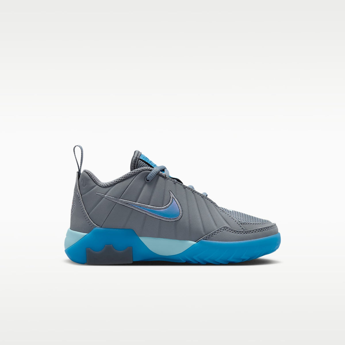 LeBron Witness 9 – Gris azulado/Azul psíquico/Hielo glacial/Azul aurora – vista 3