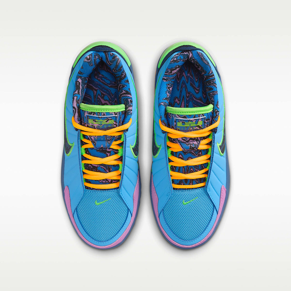 LeBron Witness 9 – Azul universitario/Azul marino medianoche/Avalancha lima/Negro – vista 4