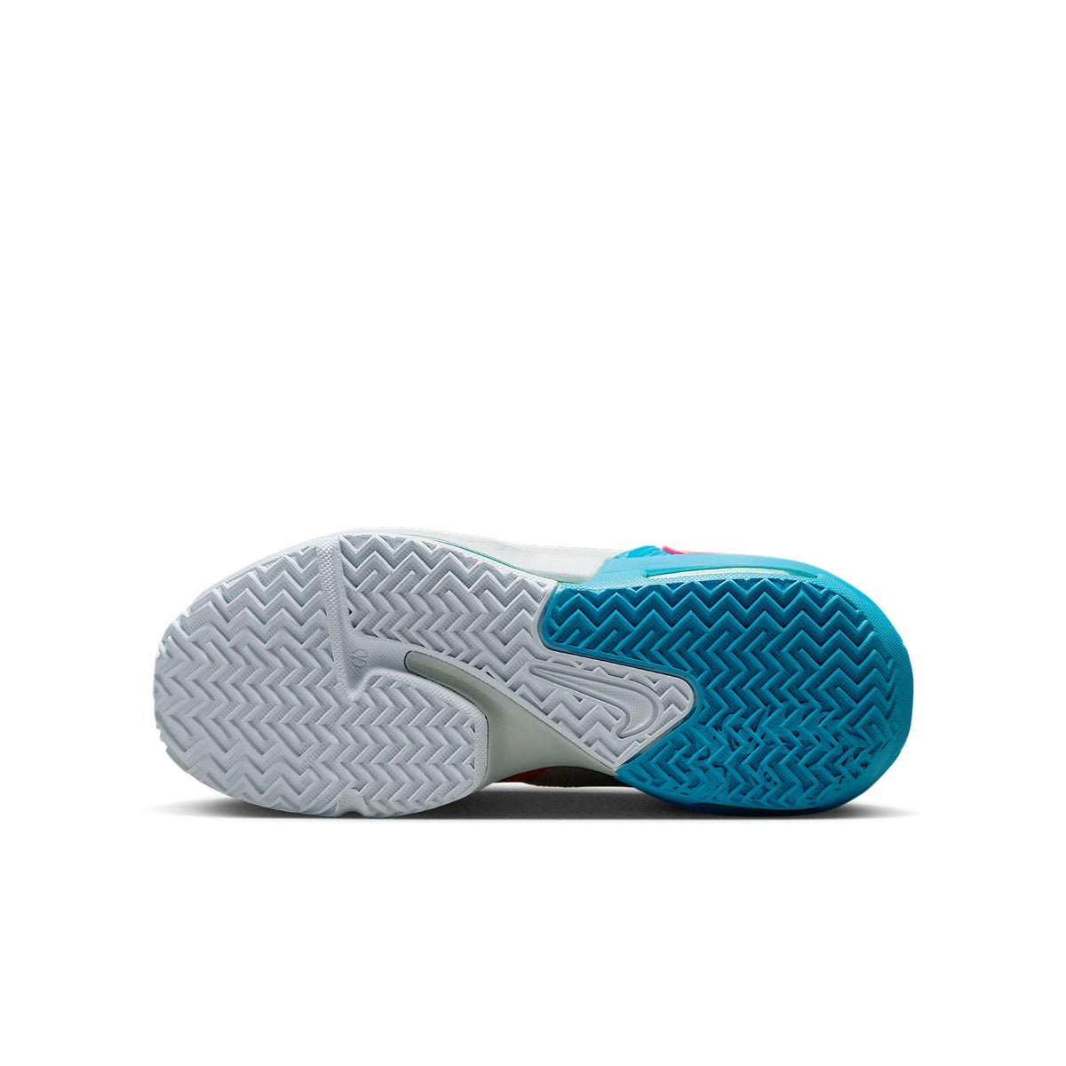 LeBron Witness 7 – Gris niebla/Adoquín/Azul láser/Hiperrosa – vista 2