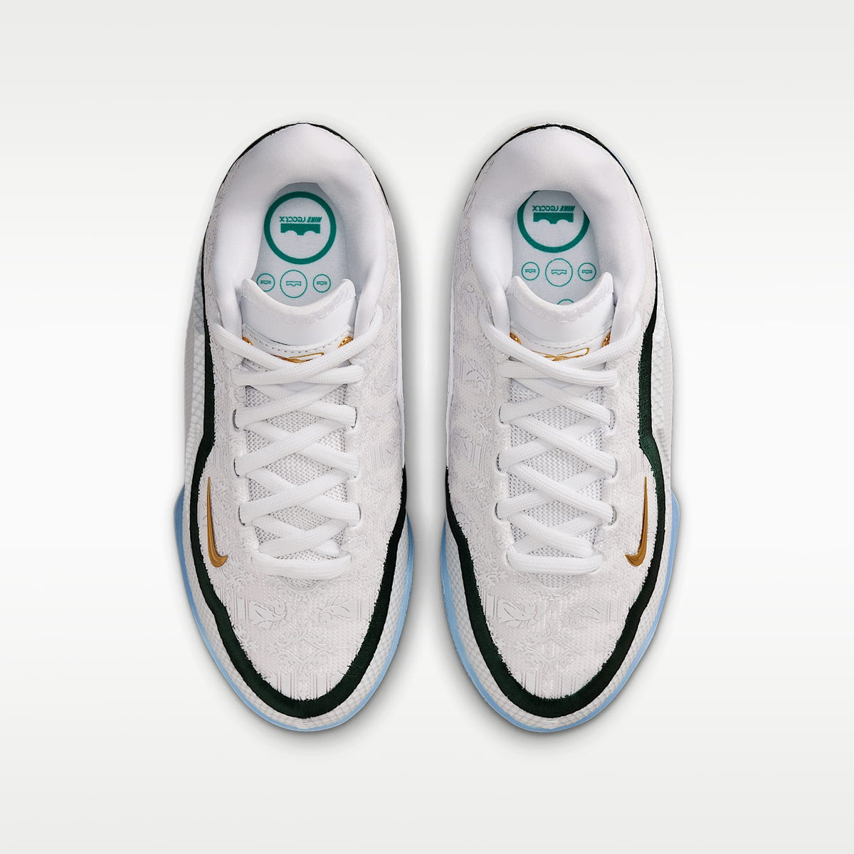 LeBron XXIII "From This Point Forward" – Blanco/Gris humo/Negro/Verde estadio – vista 4