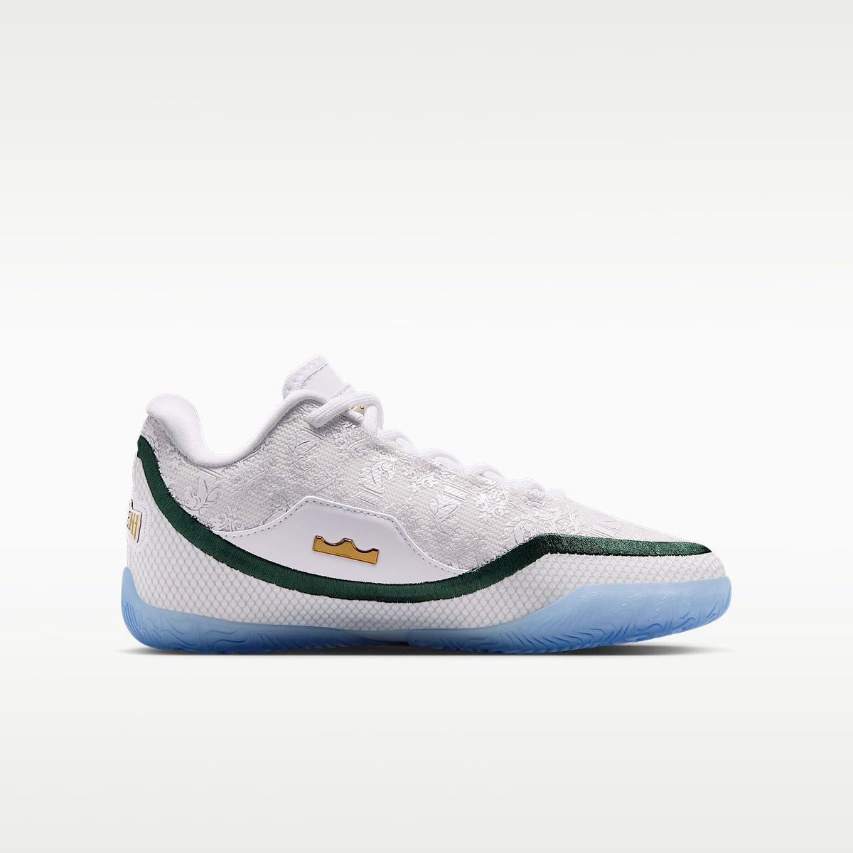 LeBron XXIII "From This Point Forward" – Blanco/Gris humo/Negro/Verde estadio – vista 3