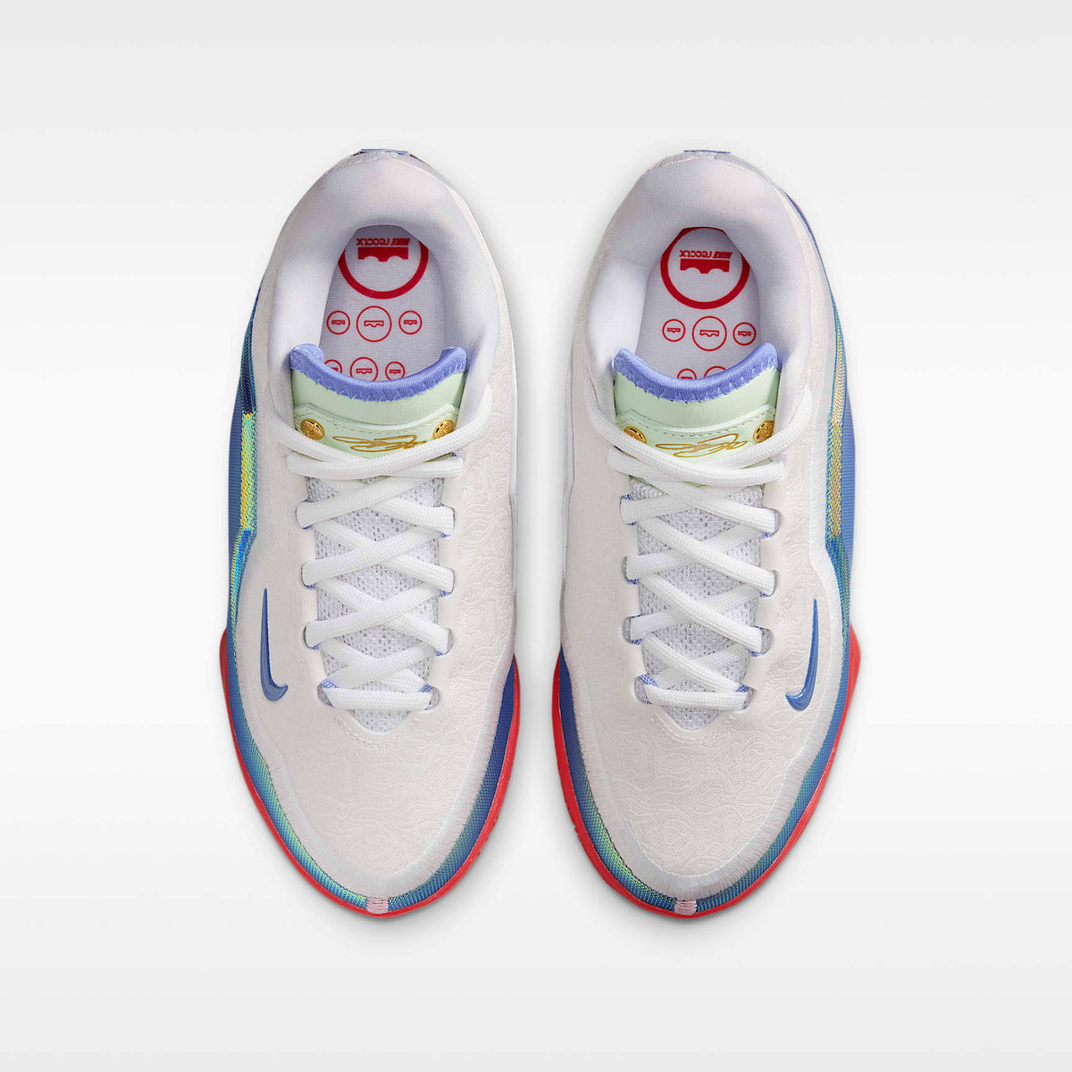 LeBron XXIII "Motor King" – Blanco/Carmesí claro/Tinte volt/Multicolor – vista 4
