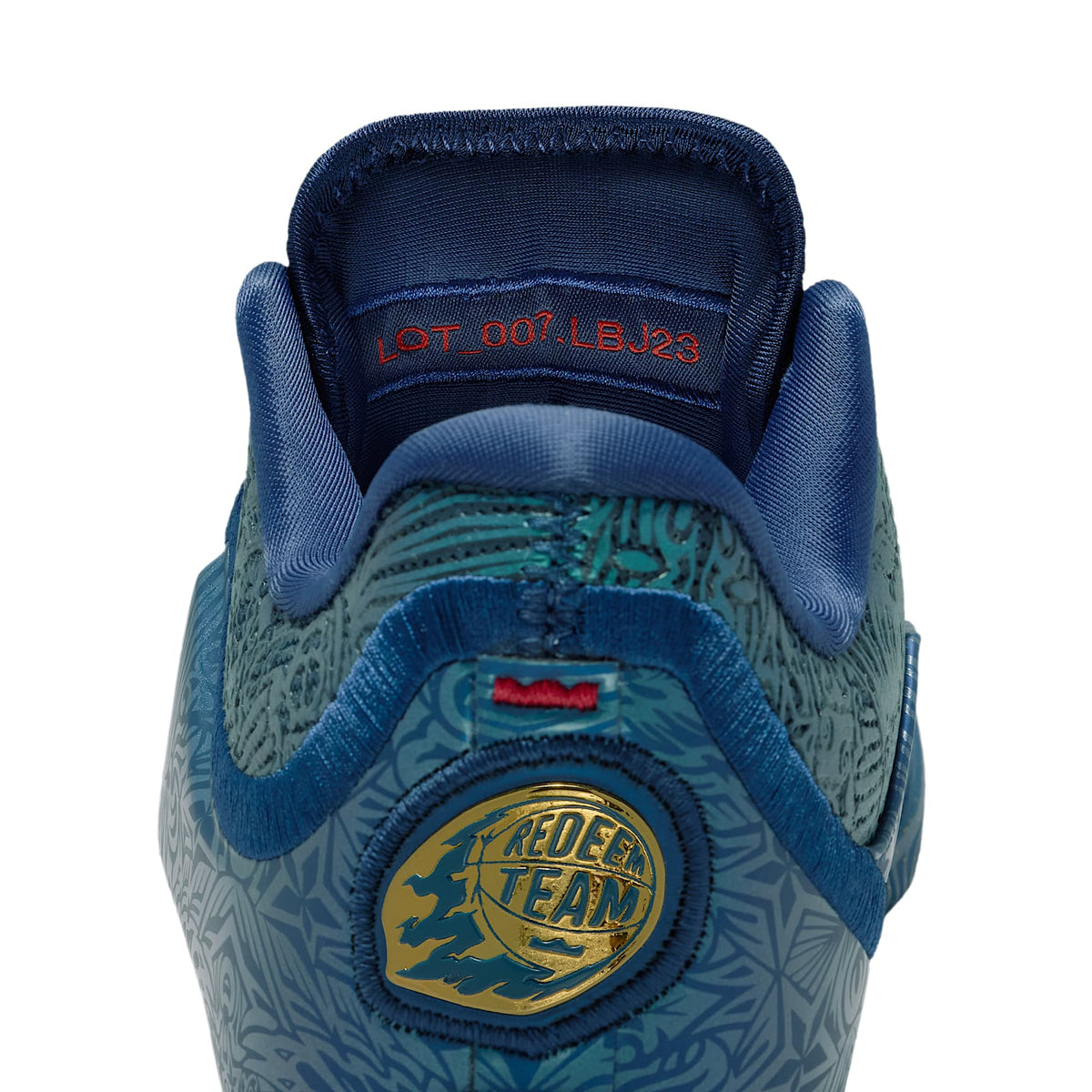 LeBron XXIII "Out For Redemption" – Azul marino medianoche/Rojo universitario/Oro metalizado – vista 12