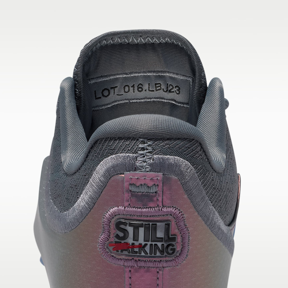 LeBron XXIII "Shut Up And Dribble" – Gris azulado/Plata metalizado/Azul hidrógeno/Negro – vista 11