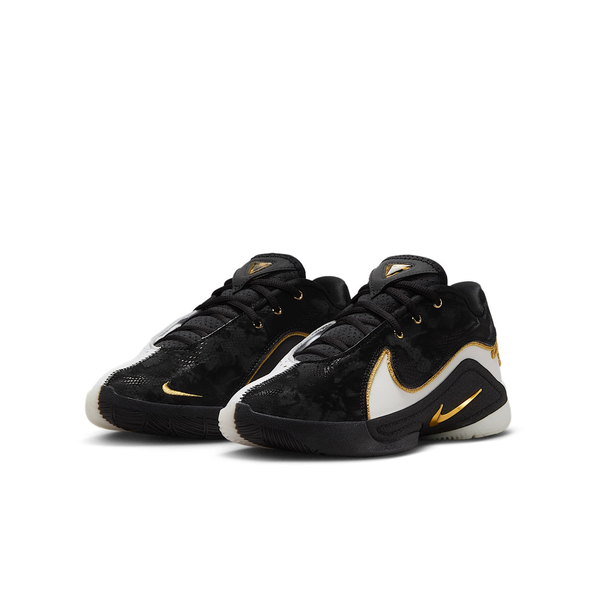 LeBron XXII Split – Blanco/Oro metalizado/Negro – vista 5