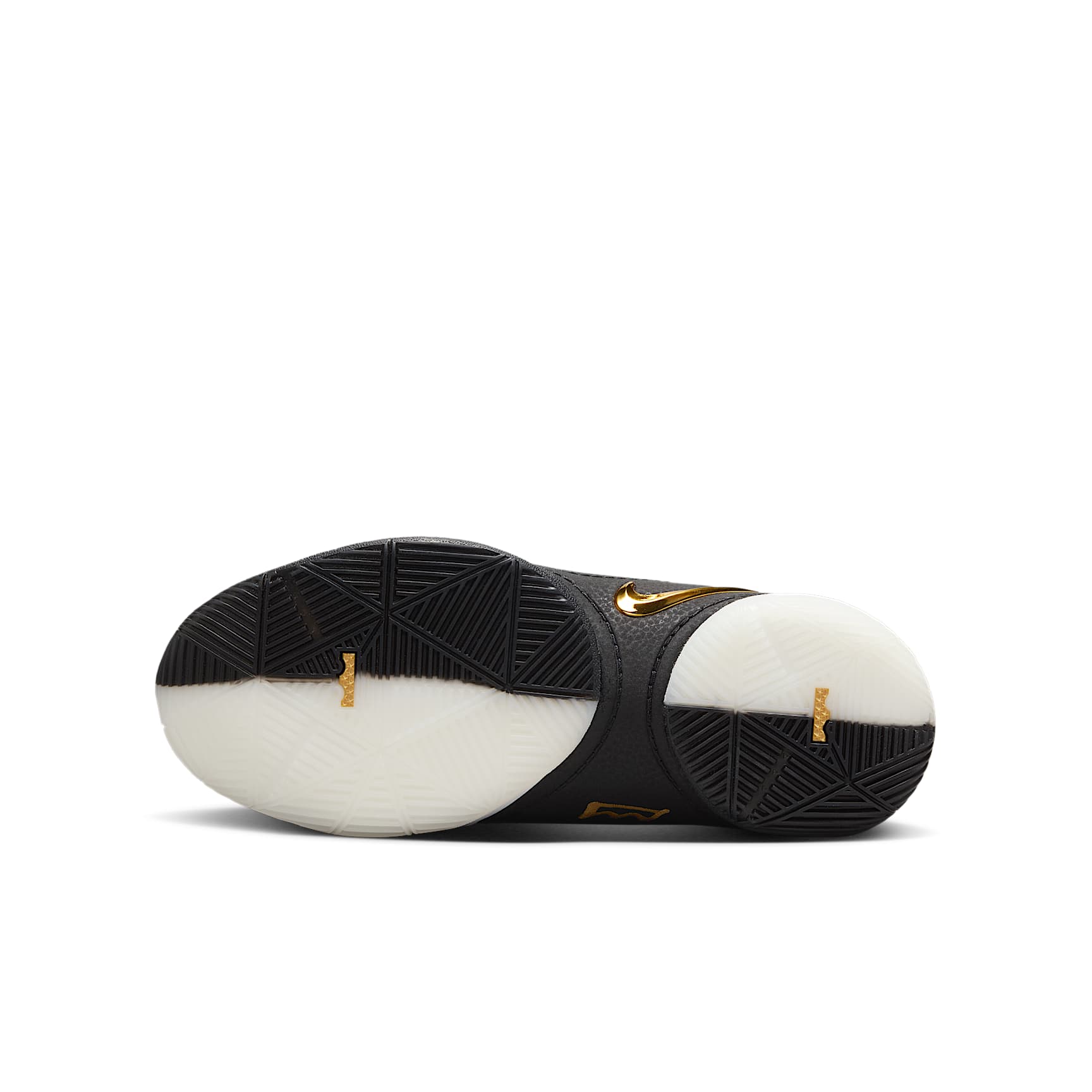 LeBron XXII Split – Blanco/Oro metalizado/Negro – vista 2