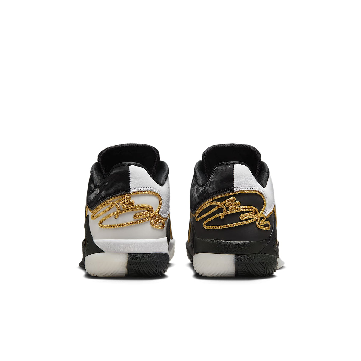 LeBron XXII Split – Blanco/Oro metalizado/Negro – vista 6