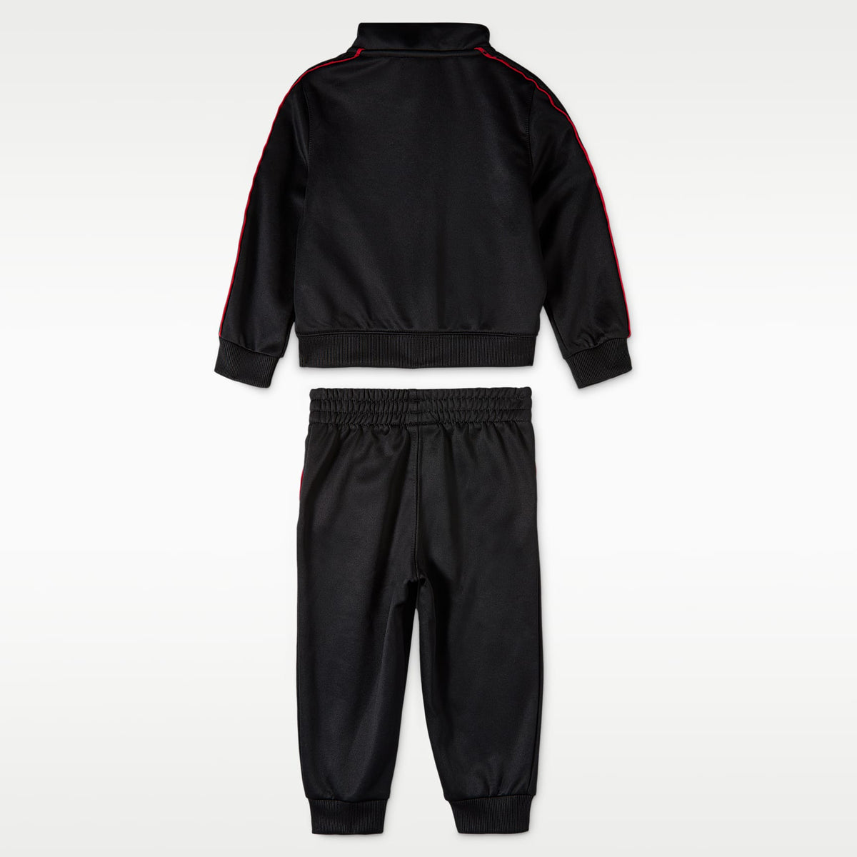 Conjunto de 2 piezas Dri-FIT con ribetes y cierre completo Propus Lifestyle para bebé (12 a 24 meses) Nike – Negro – vista 2