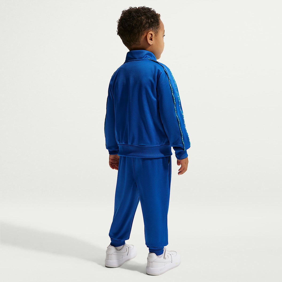 Conjunto infantil de 2 piezas Dri-FIT con ribetes y cierre completo Nike Propus Lifestyle – Royal juego – vista 7