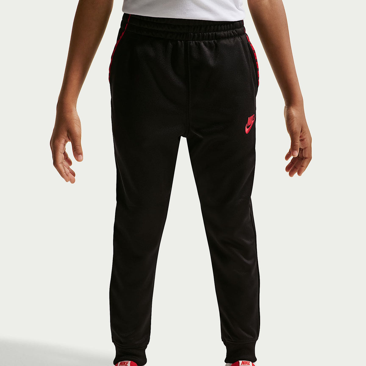 Conjunto de 2 piezas Dri-FIT con ribetes y cierre completo Propus para el día a día para niños talla pequeña Nike – Negro – vista 4