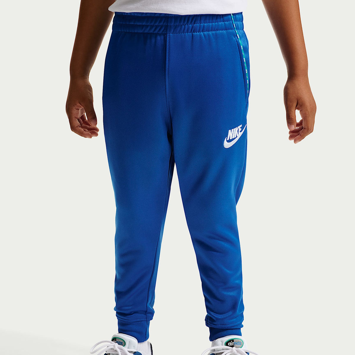 Conjunto de 2 piezas Dri-FIT con ribetes y cierre completo Propus para el día a día para niños talla pequeña Nike – Royal juego – vista 4