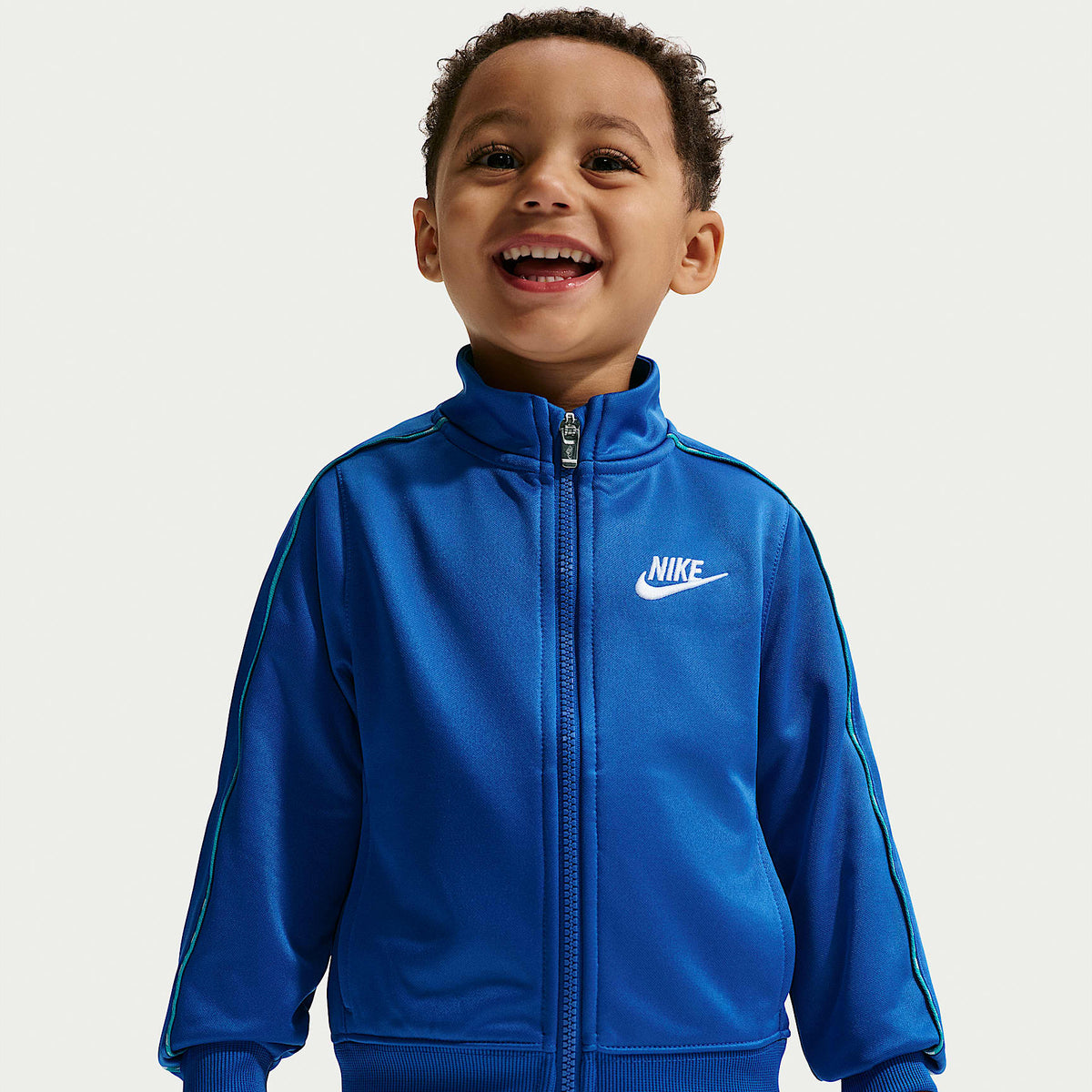 Conjunto infantil de 2 piezas Dri-FIT con ribetes y cierre completo Nike Propus Lifestyle – Royal juego – vista 2