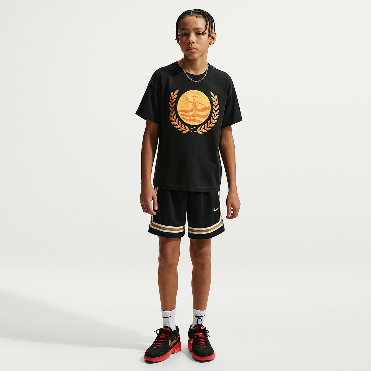 Playera Max90 para niños LeBron – Negro – vista 4