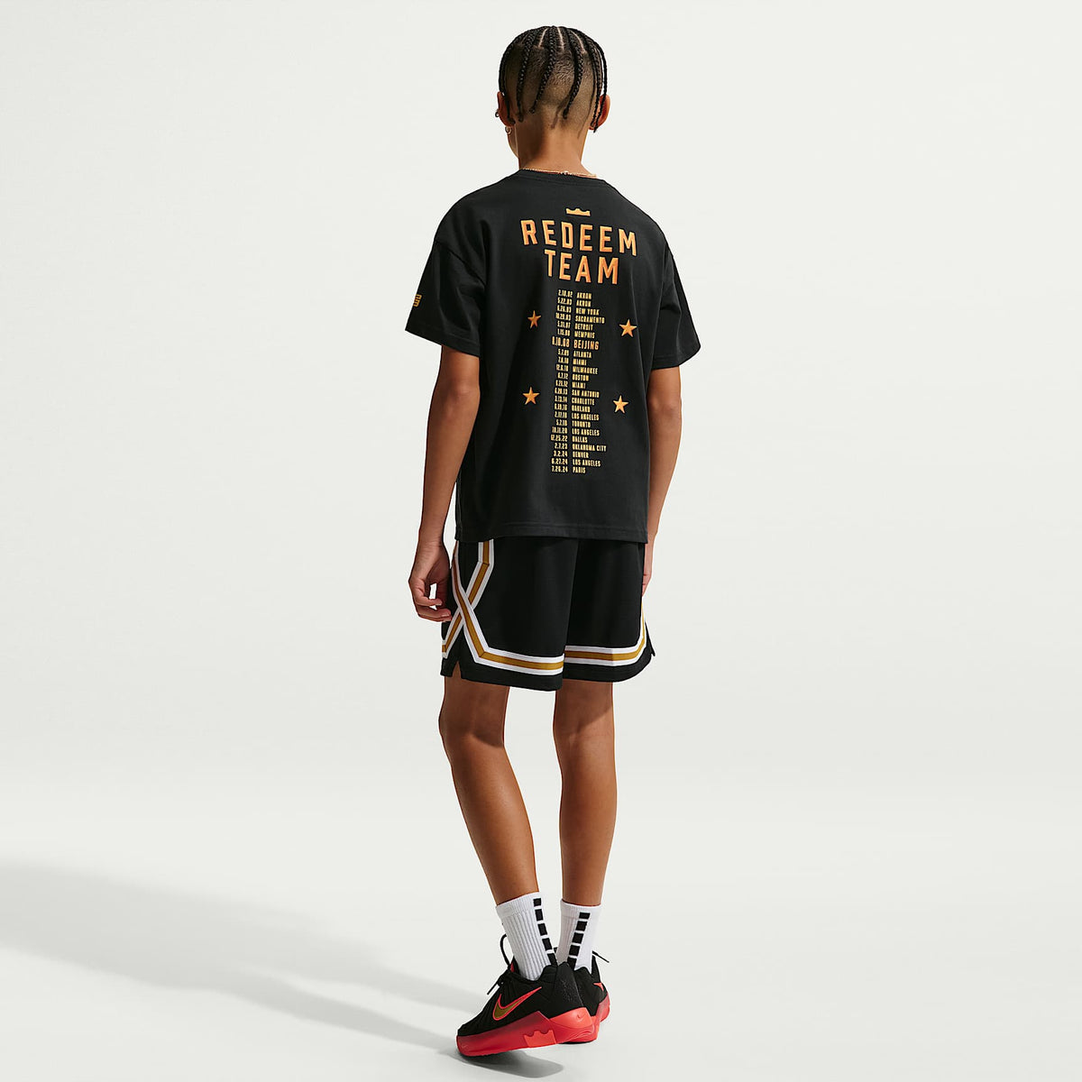 Playera Max90 para niños LeBron – Negro – vista 5