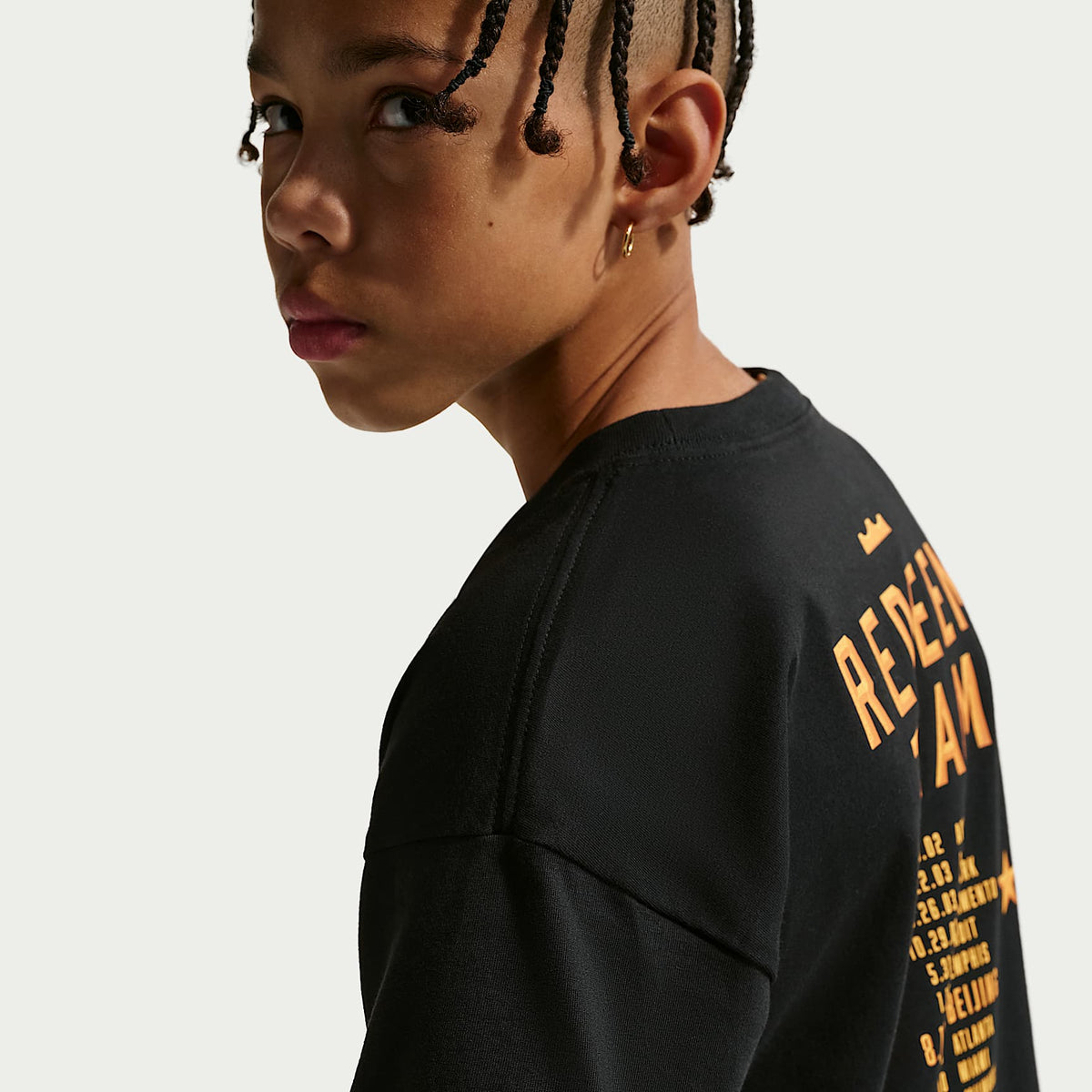 Playera Max90 para niños LeBron – Negro – vista 6