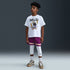 Playera de básquetbol Max90 para niños talla grande de LeBron "Bubble Boy" – Blanco – vista 4