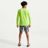 Playera de manga larga Dri-FIT UV para niño talla grande Nike Swim Hydroguard Essential – Volt – vista 5