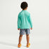 Conjunto de playera de manga larga y short para niño talla pequeña Nike Swim – Turquesa desteñido – vista 7