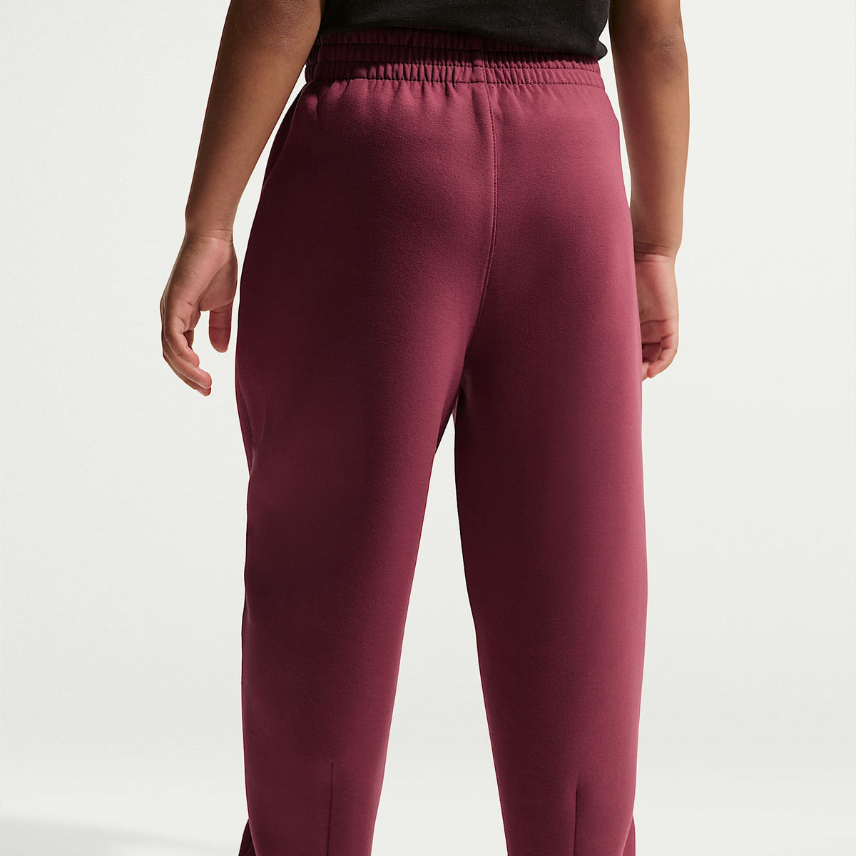Conjunto de 2 piezas con sudadera con gorro y cierre completo Luxe Perform para niños talla pequeña Nike – Rosa humo – vista 5