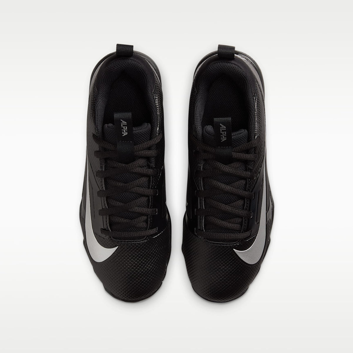 Nike Alpha Menace 4 Shark – Negro/Plata metalizado – vista 4