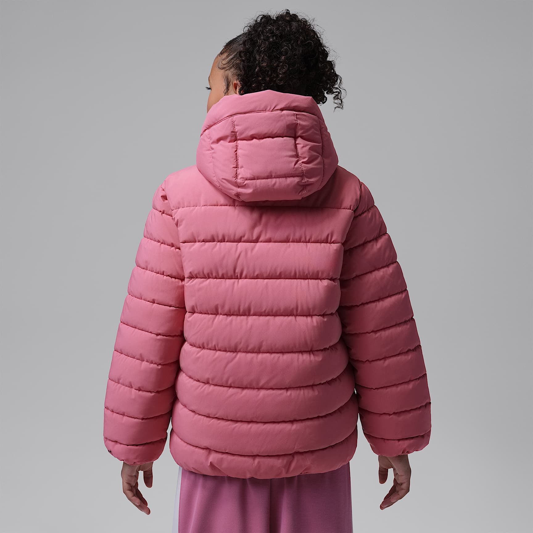 Chamarra acolchada Active de densidad media para niños talla grande Jordan – Baya del desierto – vista 2