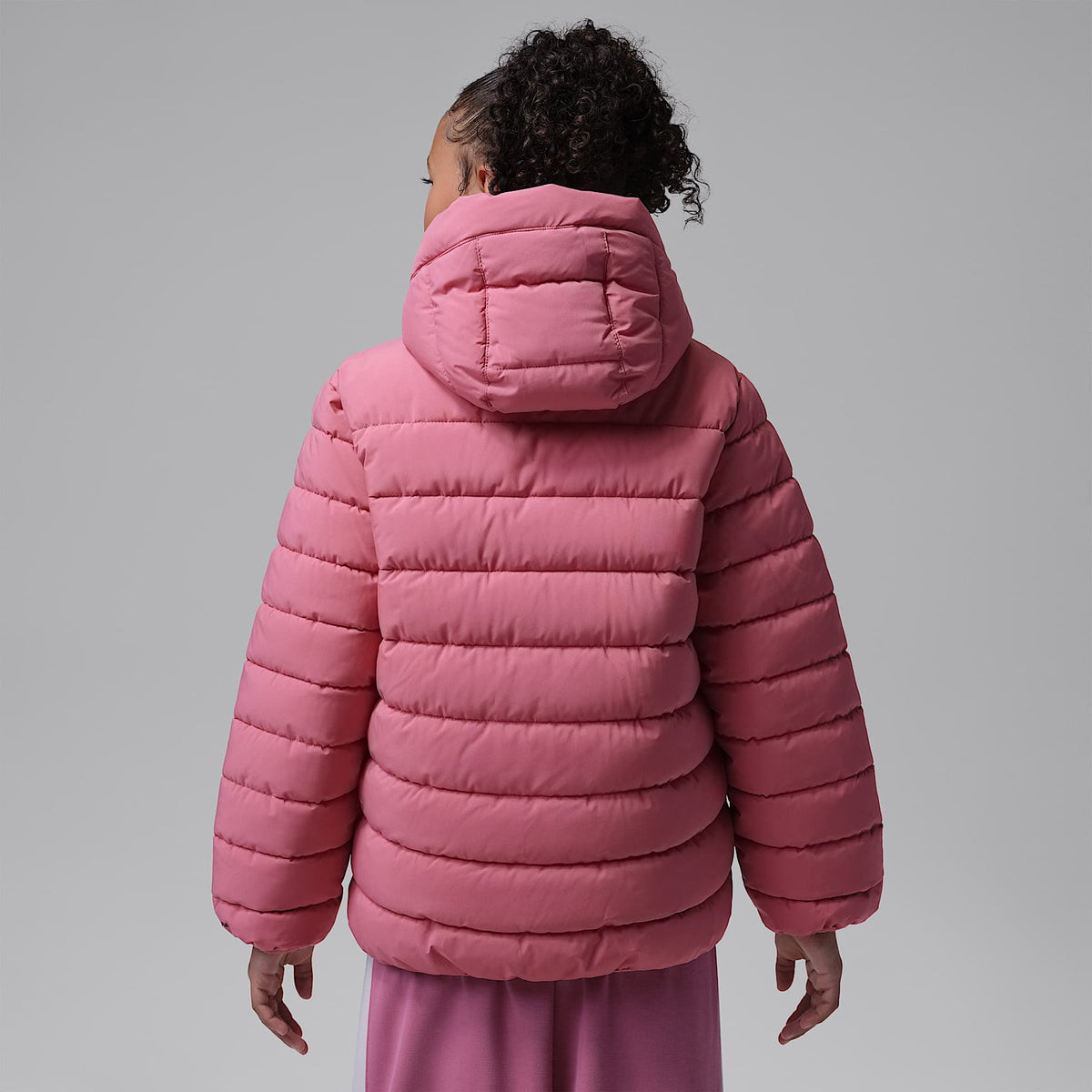Chamarra acolchada Active de densidad media para niños talla grande Jordan – Baya del desierto – vista 2