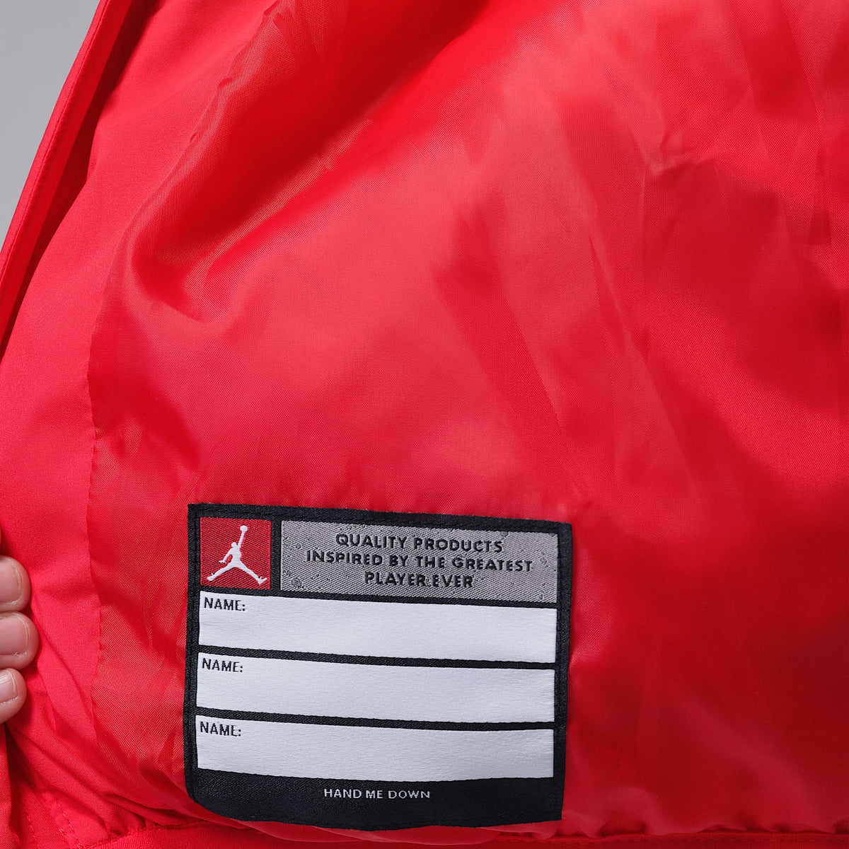 Chamarra acolchada Active de densidad media para niños talla grande Jordan – Rojo universitario – vista 7