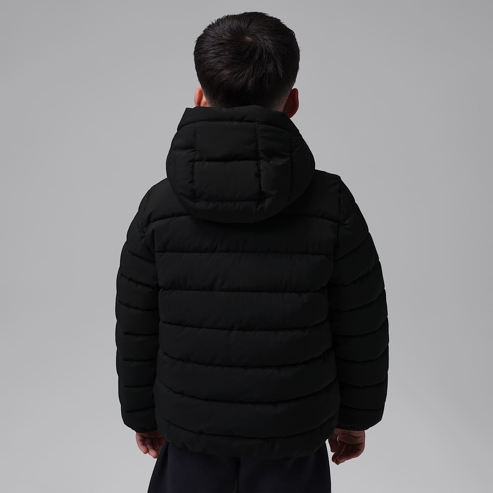 Chamarra acolchada de densidad media Active para niños pequeños Jordan – Negro – vista 2