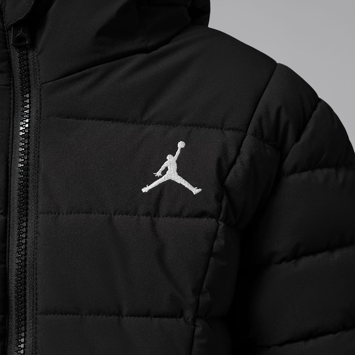 Chamarra acolchada Active de densidad media para niños talla grande Jordan – Negro – vista 4