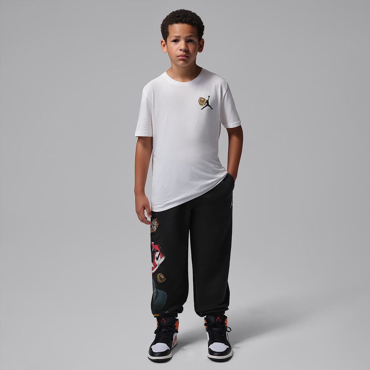 Pants Mike's Flight Kit para niños talla grande Jordan – Sombrío apagado – vista 8