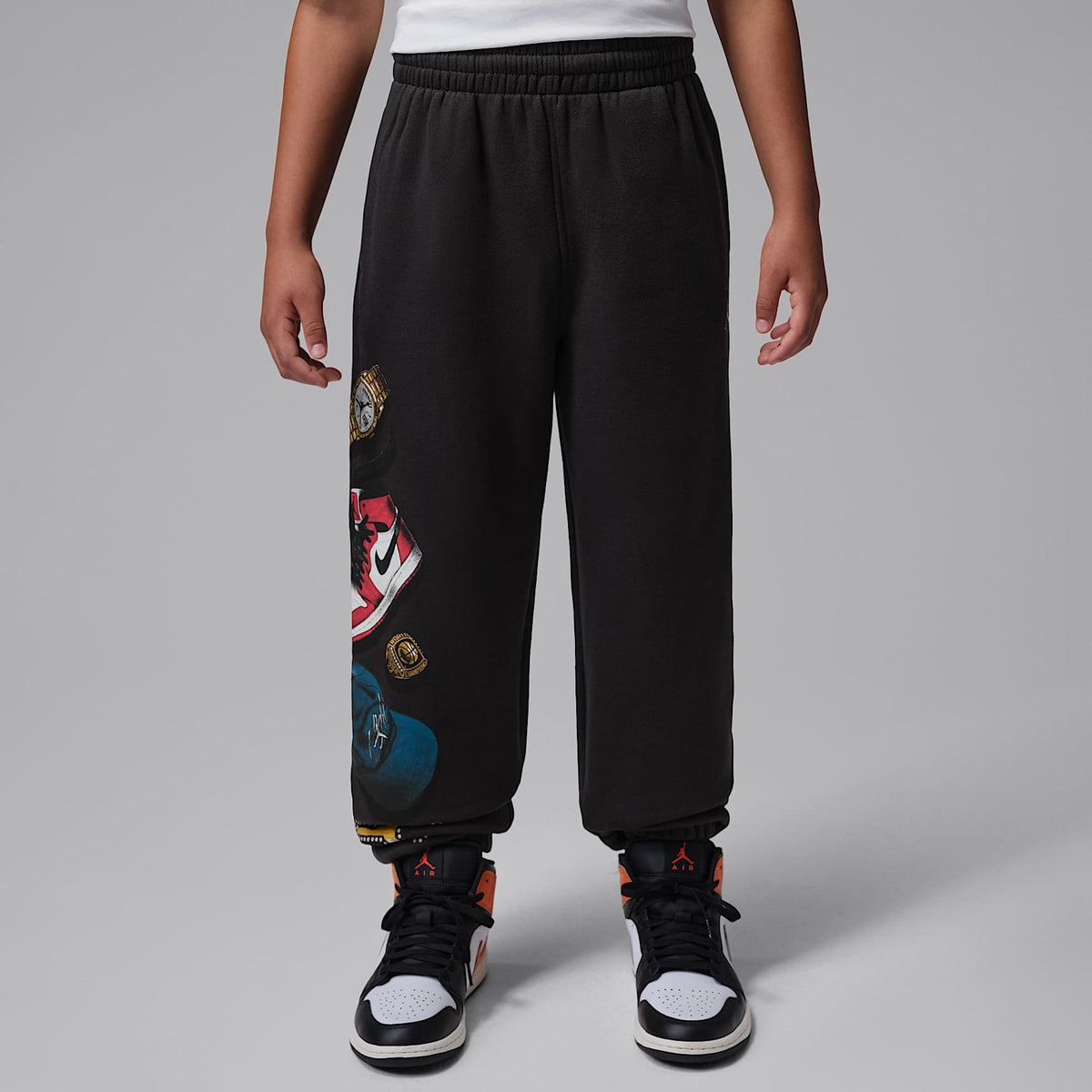Pants Mike's Flight Kit para niños talla grande Jordan – Sombrío apagado – vista 1