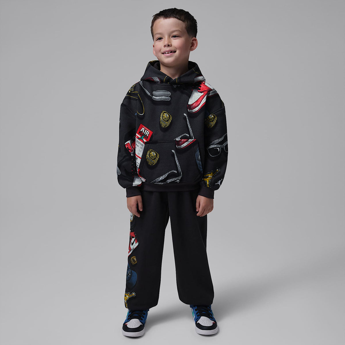 Pants Mike's Flight Kit para niños talla pequeña Jordan – Sombrío apagado – vista 7
