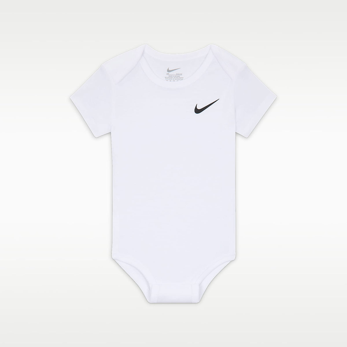 Monos para bebé (6 a 12 meses) (paquete de 3) Nike Mini Me – Blanco – vista 2